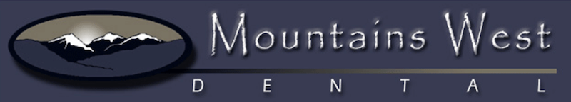 Mountains West Dental Logo - mountains with text